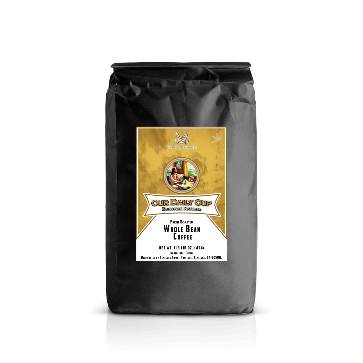 Our Daily Cup Ethiopian Natural 1lb Whole Bean-Special Edition - Milo's Coffee and Tea Company