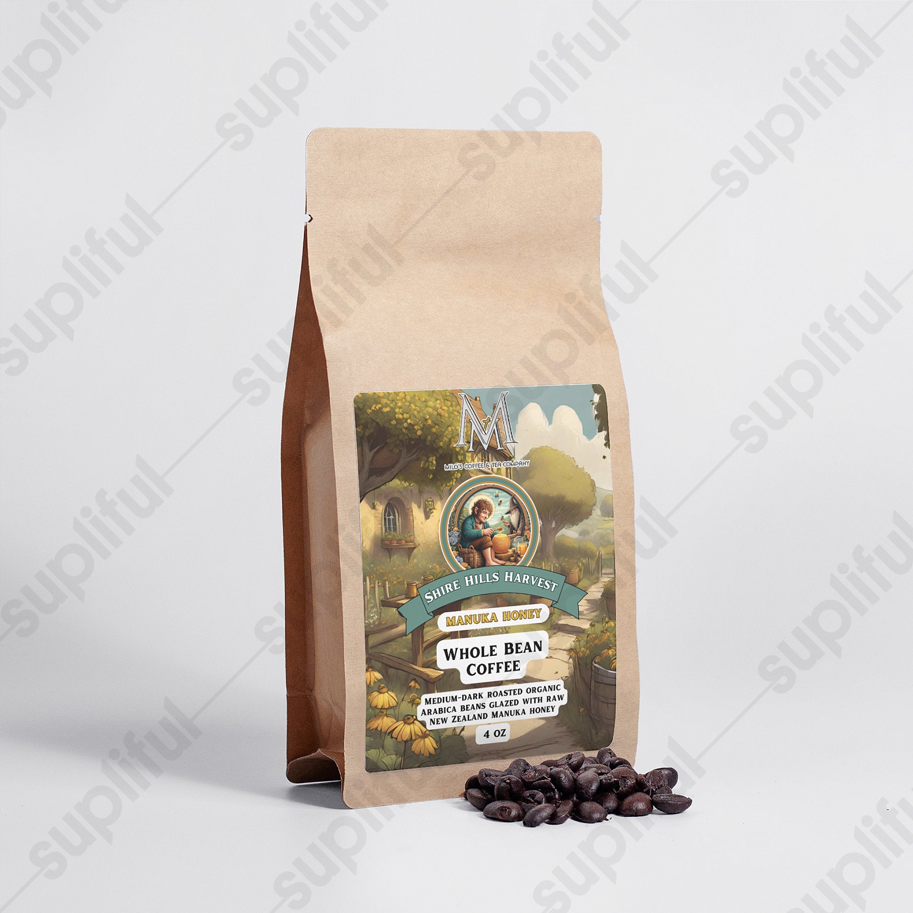 Shire Hills Harvest Manuka Honey Coffee 4oz - Milo's Coffee and Tea Company