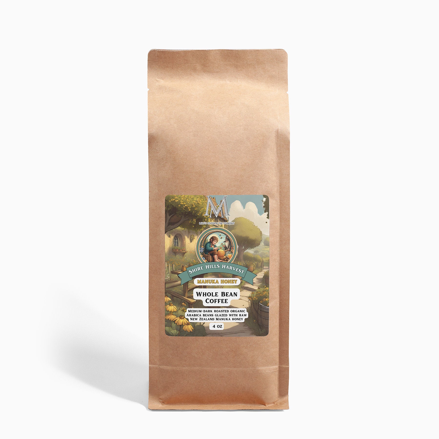 Shire Hills Harvest Manuka Honey Coffee 16oz - Milo's Coffee and Tea Company