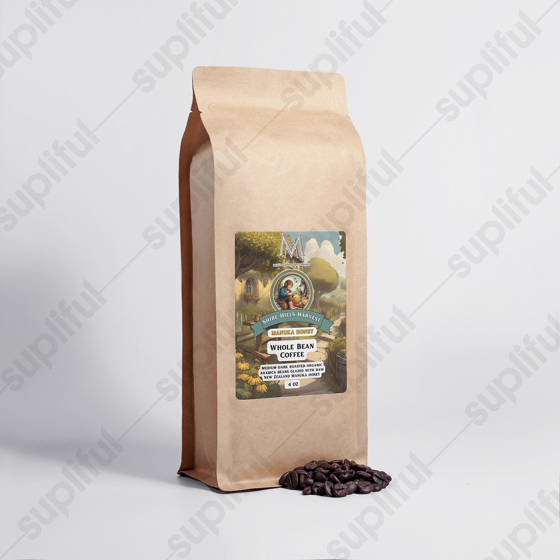 Shire Hills Harvest Manuka Honey Coffee 16oz - Milo's Coffee and Tea Company