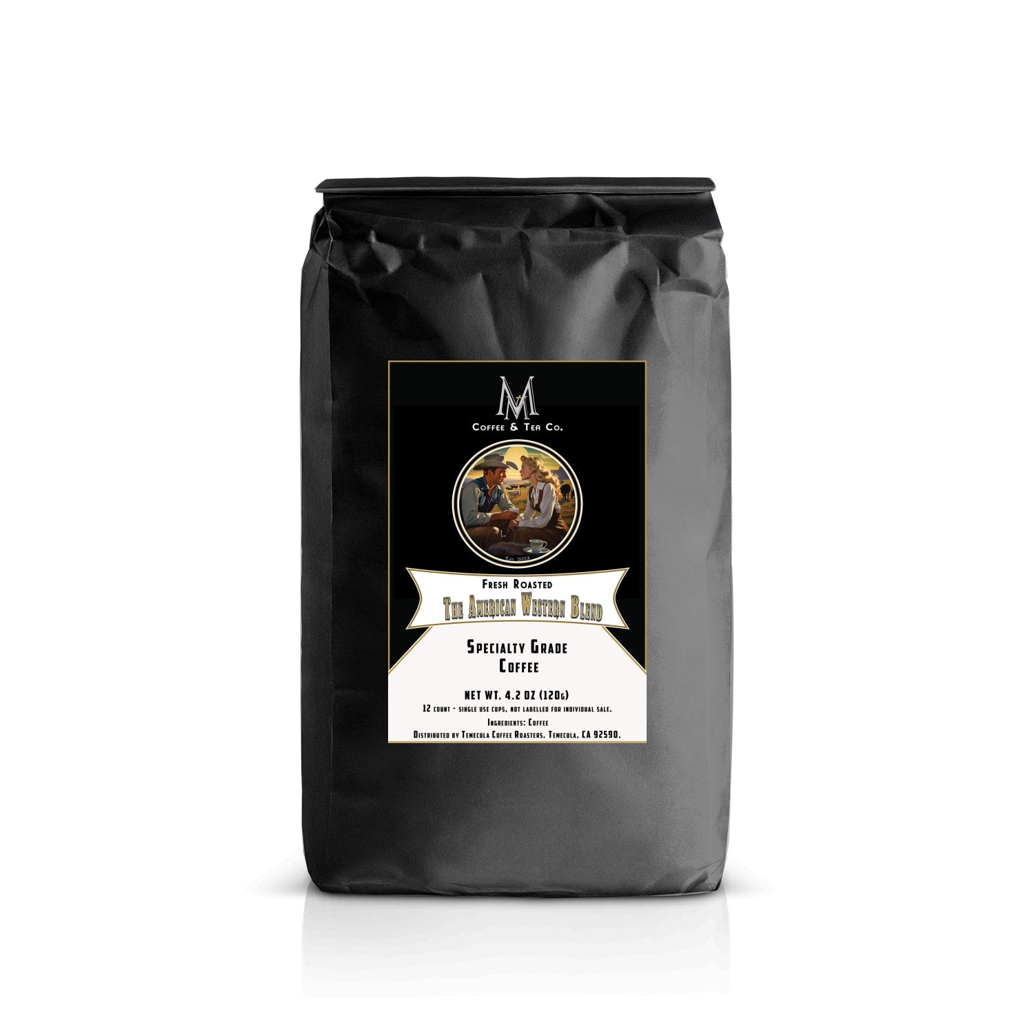12-Pack Single Serve The American Western Blend - Milo's Coffee and Tea Company