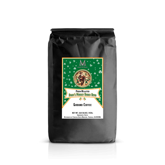 Darby's Whiskey Barrel Blend 1lb Ground-Special Edition - Milo's Coffee and Tea Company